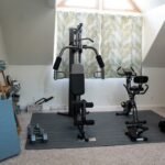 black and gray exercise equipment